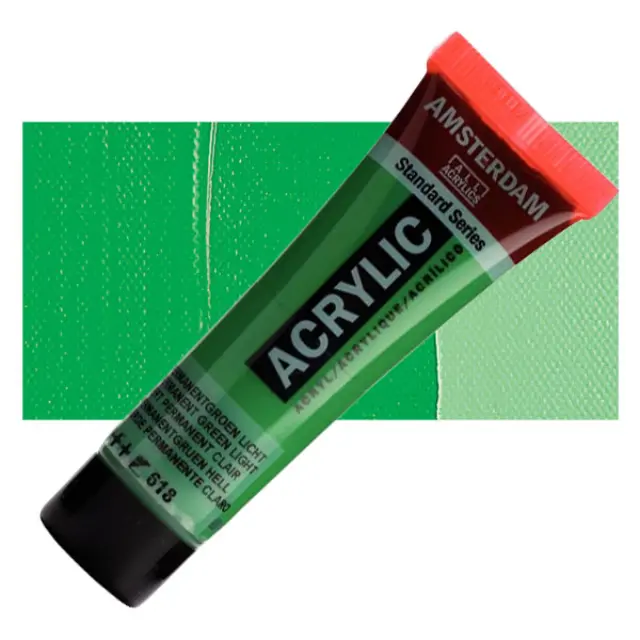 Ακρυλικό Talens Amsterdam 618 Permanent Green Light - 20ml