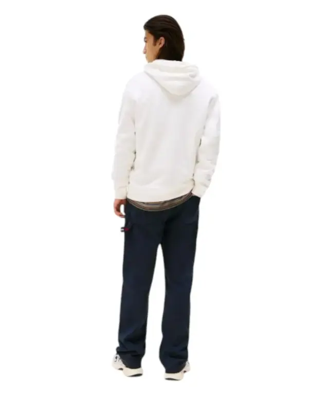 Tommy Hilfiger - Ανδρικό Φούτερ με Κουκούλα Terry DM0DM22642-YBL Εκρού 3
