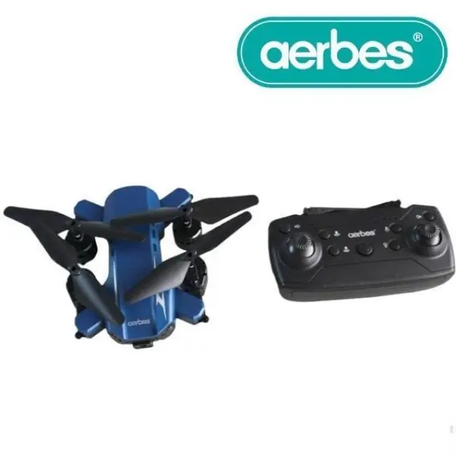 Drone με δομή 4 αξόνων και τηλεχειριστήριο πορτοκαλί AB-F712 AERBES 2