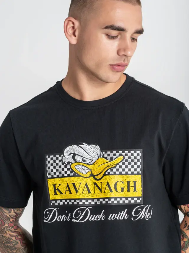 Gianni Kavanagh Ανδρικό GRUMPY DUCK T-Shirt – Black - XL 3