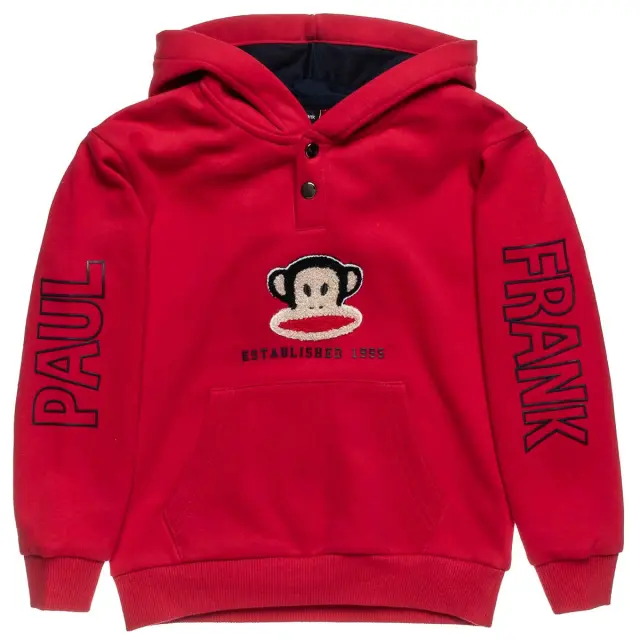 Μπλούζα φούτερ Paul Frank με κέντημα