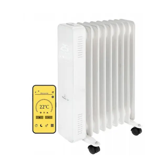 Mission Air Oil Radiator Oslo WiFi 2000W White (OSLO 2000 WHITE)