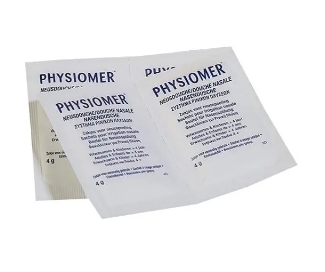 Physiomer - Φακελλίσκοι για Ρινική Πλύση για Ενήλικες και Παιδιά 4+ 30τμχ 2
