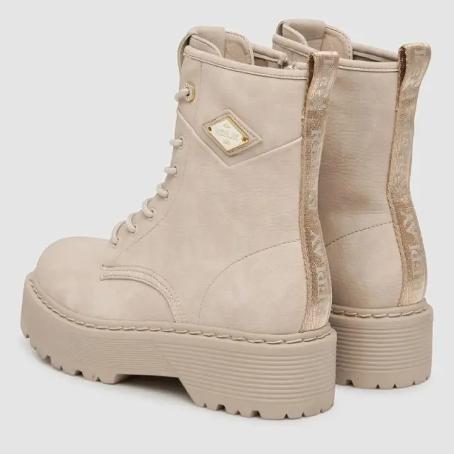 Biker Μποτάκια Replay GWL63.000.C001ZS-C083 Μπεζ - 36 3