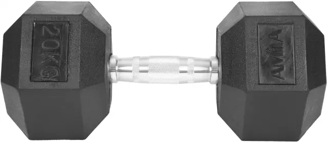 AMILA Αλτήρας Εξάγωνος Rubber Cover Class A - 20,0Kg (84543) 3