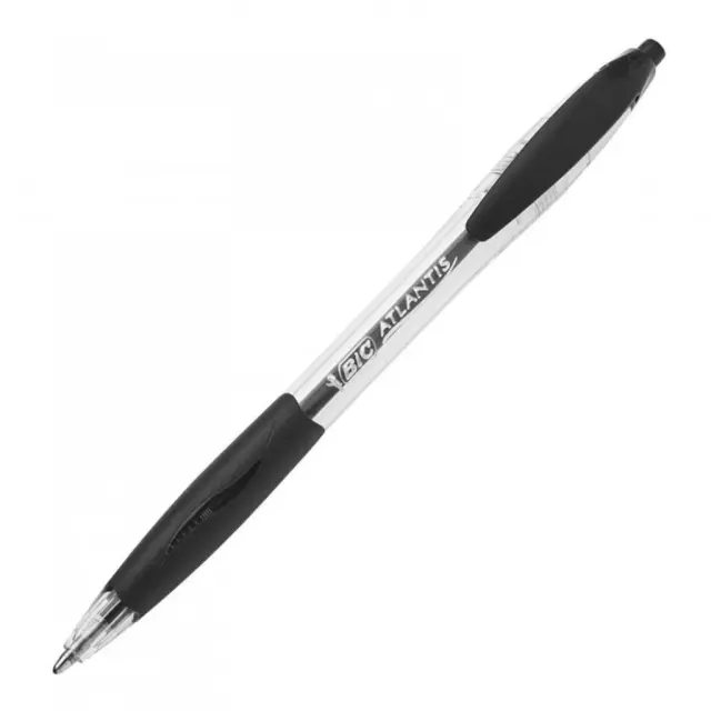 Bic Στυλό Ballpoint 1.0mm με Μαύρο Mελάνι Atlantis Classic (887132) (BIC887132)