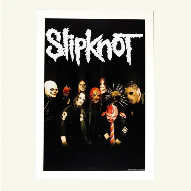 Αφίσα poster Slipknot 61x91,5εκ Κορνίζα Ξύλινη Σε 10 Χρώματα Με Ακρυλικό Τζάμι Άθραυστο ( K1041+SP2006-01)#07