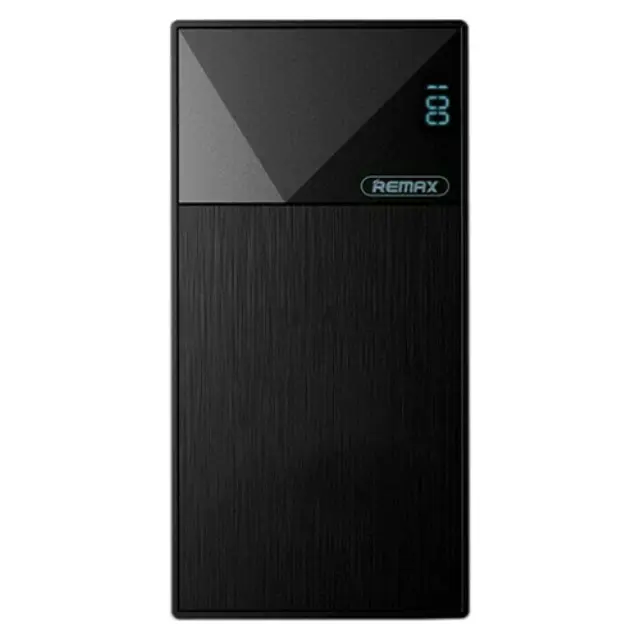 Power Bank 10000mAh με 2 Θύρες USB-A Μαύρο Remax Thoway