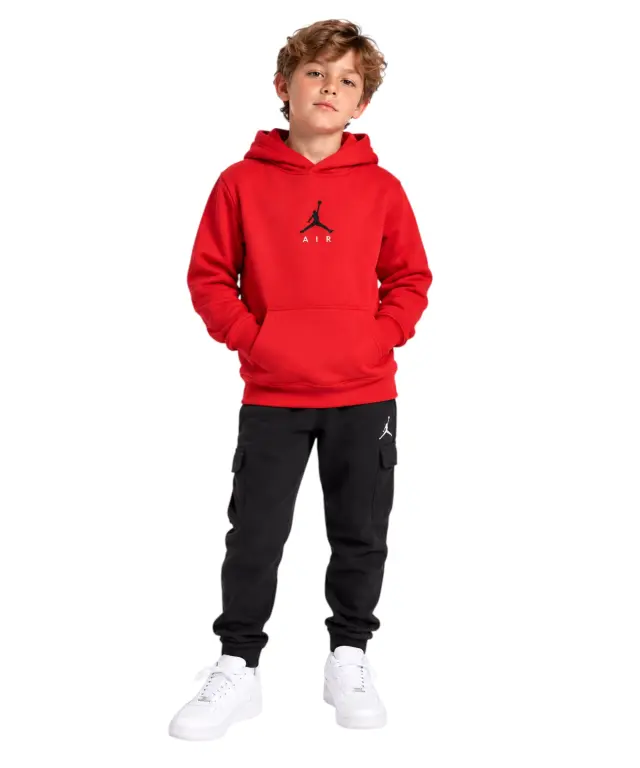 Jordan - Παιδική Μπλούζα Φούτερ Brooklyn 95G313-U10 Κόκκινο 3