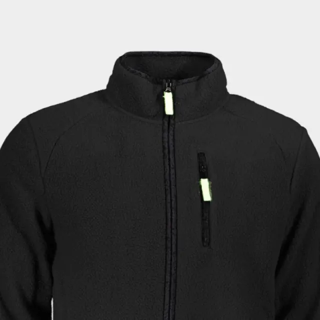 Norway Nautical School - Ανδρική Ζακέτα Φούτερ Fleece 839506-BLACK Μαύρο - 2XL 3