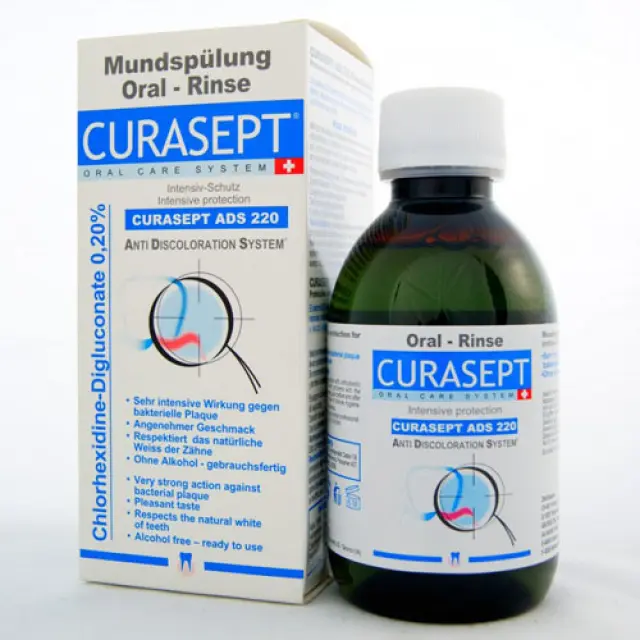 Curasept Mouthwash ADS 220 200ml - Στοματικό Διάλυμα Χλωρεξιδίνης 0.20% 3