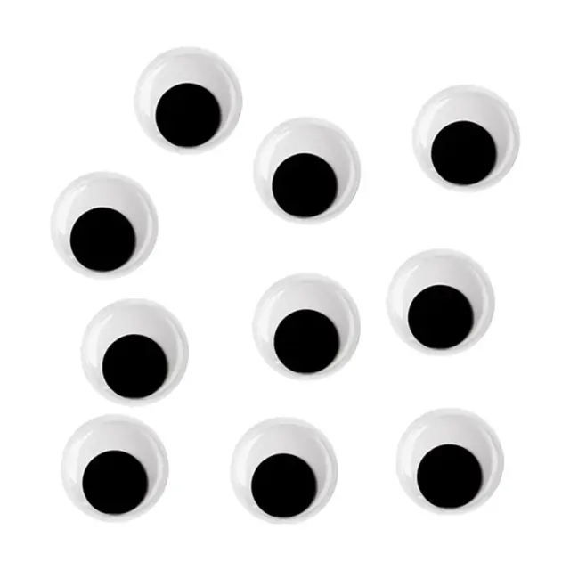 Μάτια για Κούκλες & Κατασκευές Ø8mm - 10τεμ