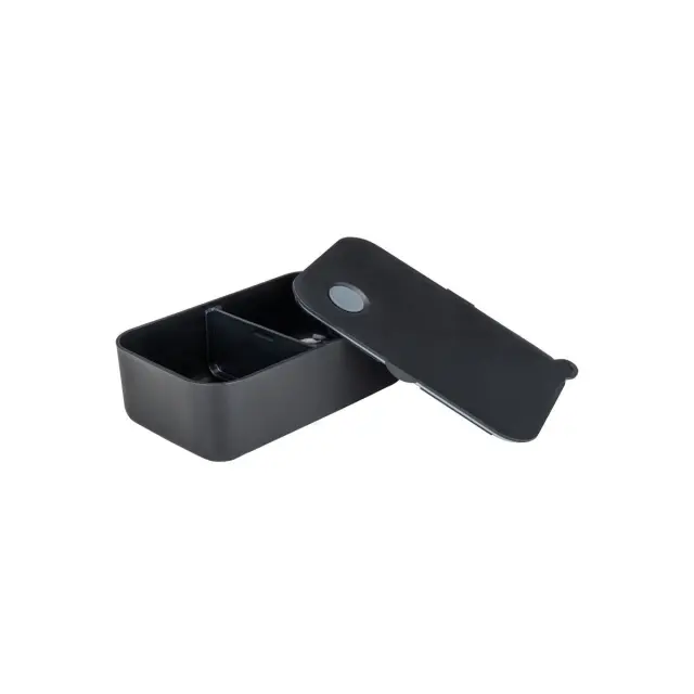 Estia Homely Δοχείο Φαγητού Πλαστικό Midnight Black Κατάλληλο για Φούρνο Μικροκυμάτων 1000ml 2