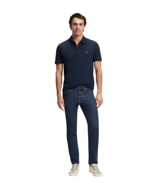 Hugo Boss - Ανδρικό Παντελόνι Τζιν Delaware 50564546-412 Μπλε 2