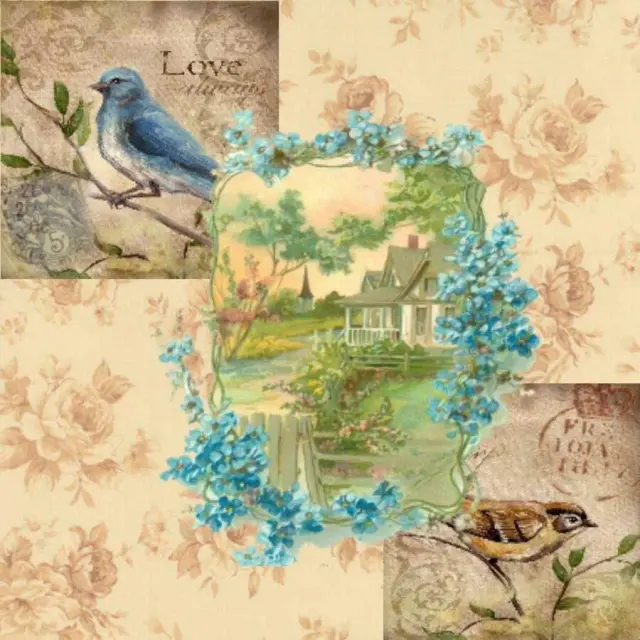 Artebella Αυτοκόλλητο Χαρτί Ντεκουπάζ Mixart Transfer 25x25cm 6004V