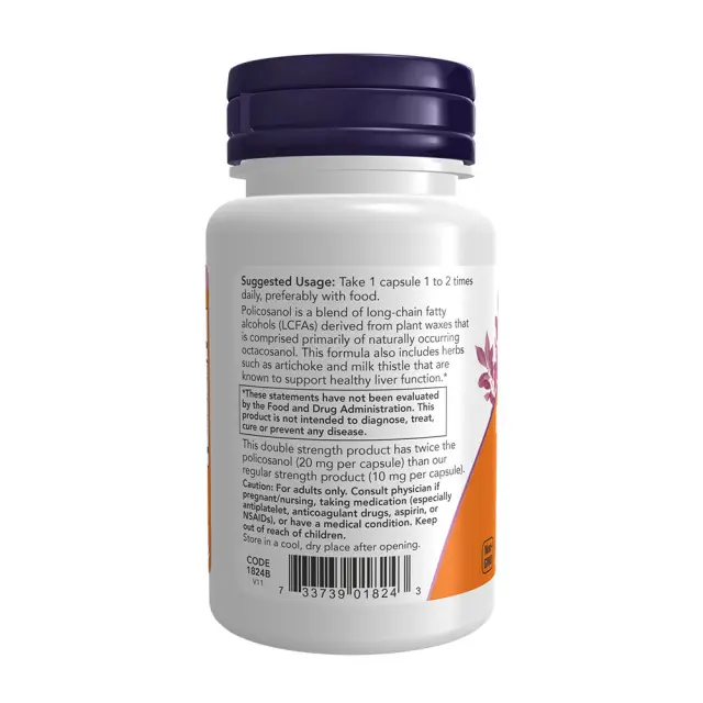 Now Foods Policosanol 20 mg 3