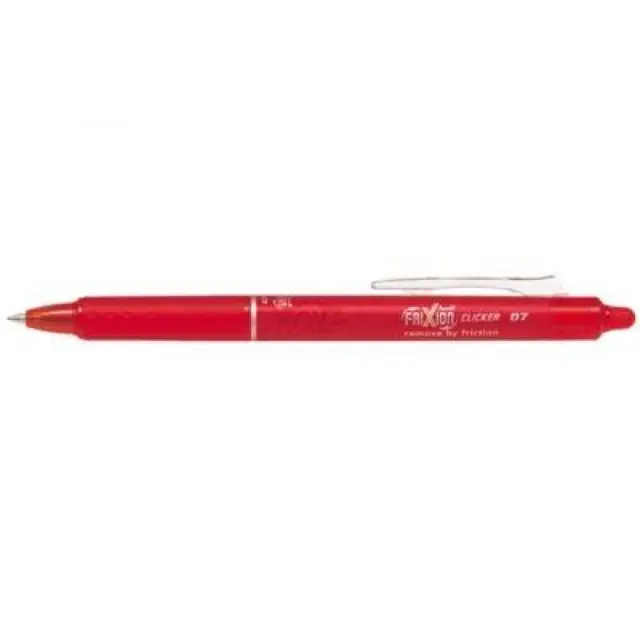 Pilot Rollerball Pen Frixion Clicker M Red (BLRT-FR7-RD) (PILBLRT-FR7-RD)