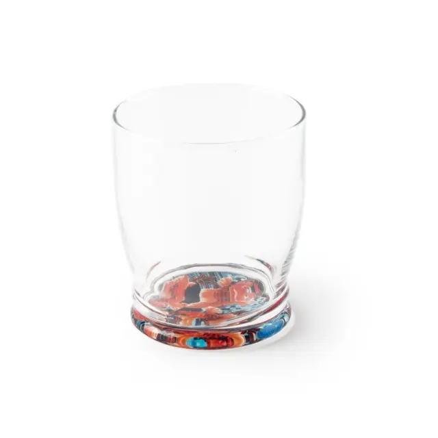 Excelsa Ποτήρι γυάλινο (340ml) με χρωματιστή βάση: Kimono Karp