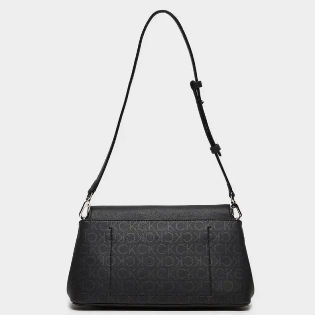Calvin Klein - Γυναικεία Τσάντα Ck Push Shoulder Bag Epi Mn K60K612143-0GJ Ανθρακί 2