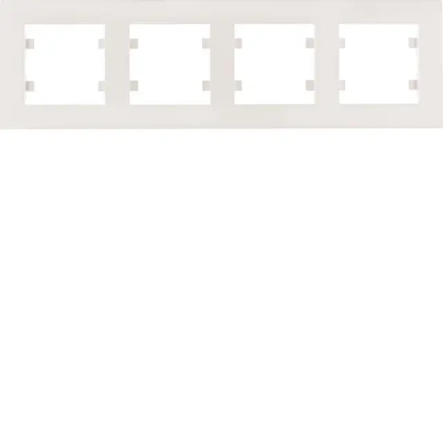 Plaque Intens 4P Yellow. - blanc