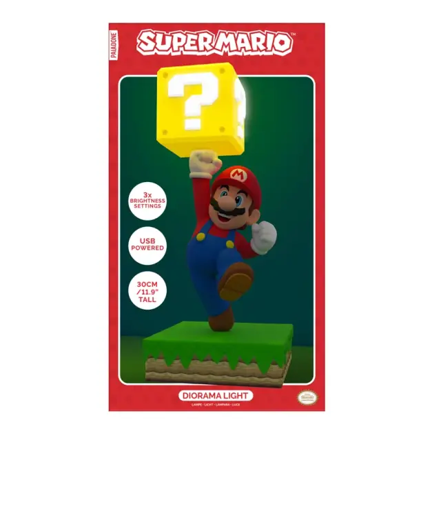 Paladone Super Mario Diorama Light Φωτιστικό LED 35cm με Ήχο, 3 Επίπεδα Φωτεινότητας + USB – PP14764NN 2