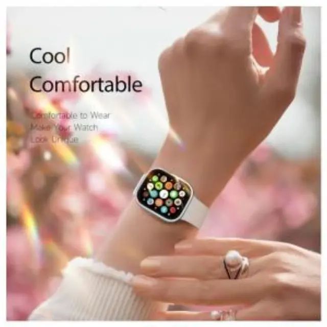 Θήκη PC Dux Ducis Apple Watch 10/ 11 42mm Hamo Metallic Ασημί N66659 3