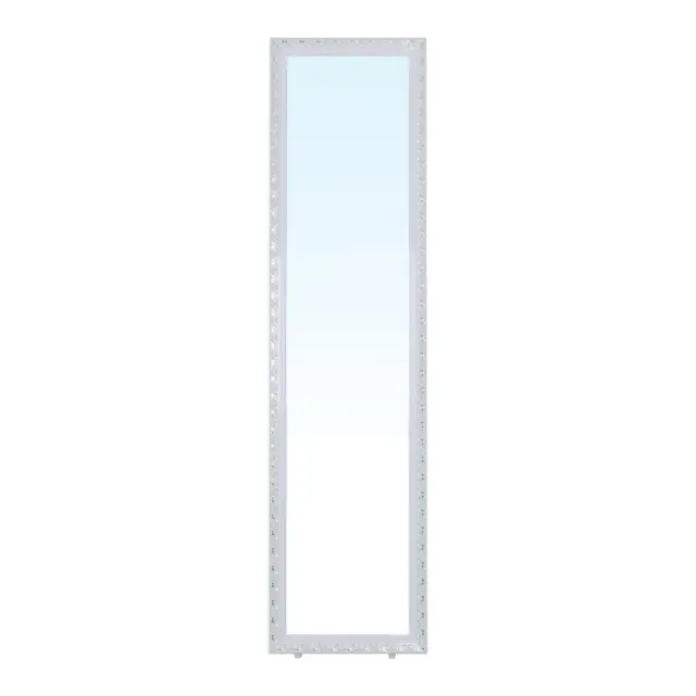 Καθρέπτης Δαπέδου MIRROR Αντικέ Λευκό Ξύλο 39x2.5x148cm 2