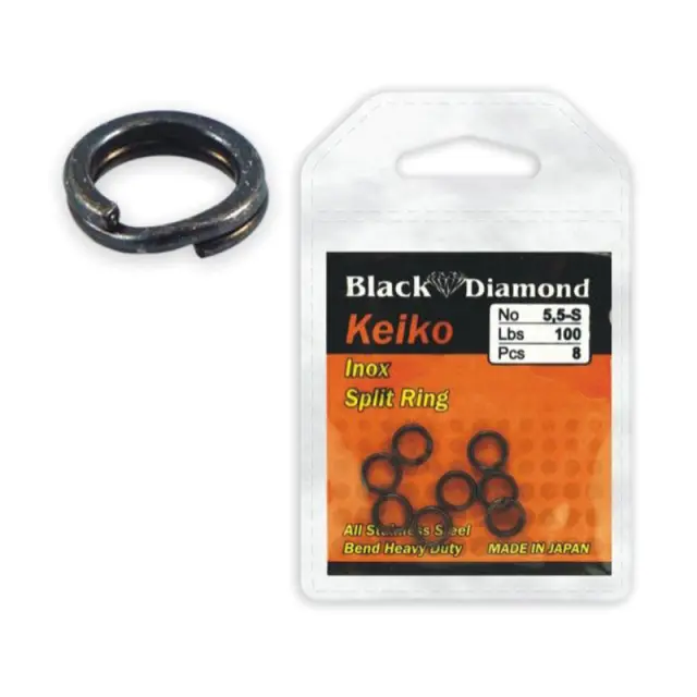 ΚΡΙΚΑΚΙΑ Black Diamond Keiko Inox Split Ring 3.5mm - 30Lbs