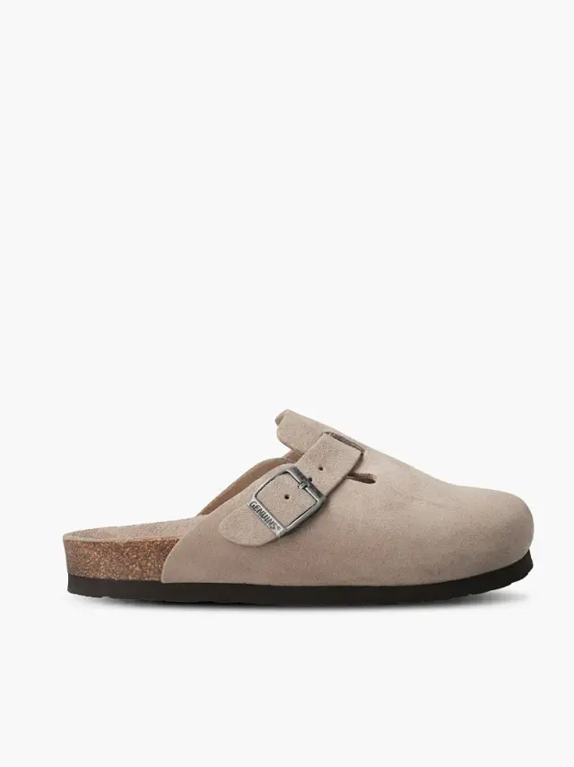 Genuins Σαμπώ Unisex δέρμα suede Μπεζ GEN/RIVA TAUPE 2