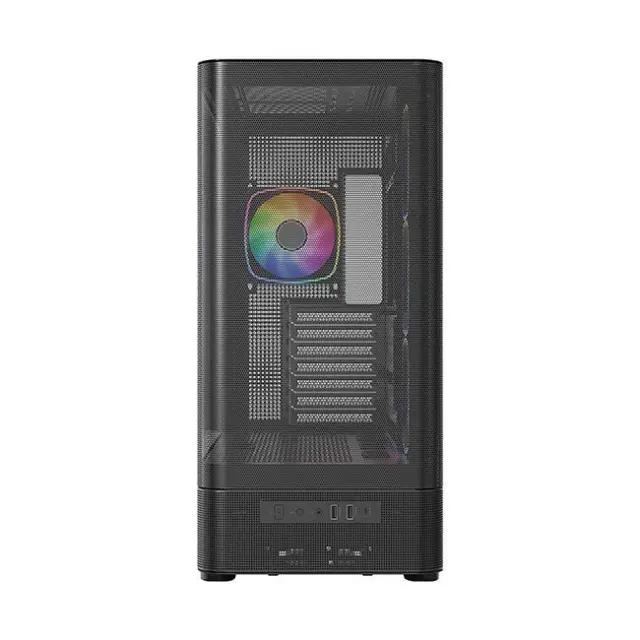 Modecom PC Case Volcano AQ400 ARGB Midi Tower Black (MC-A-AQ400-4FA-B) 3