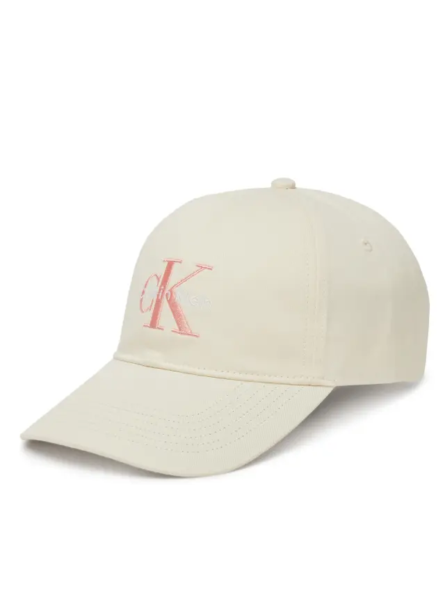 Calvin Klein Γυναικείο Καπέλο Jockey Monologo Κίτρινο