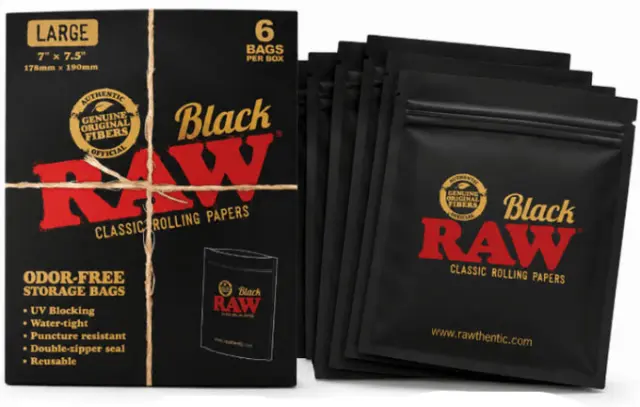 Σακουλάκι Ασφαλείας RAW Odor-Free Storage Bag - Large (19x18cm) 2