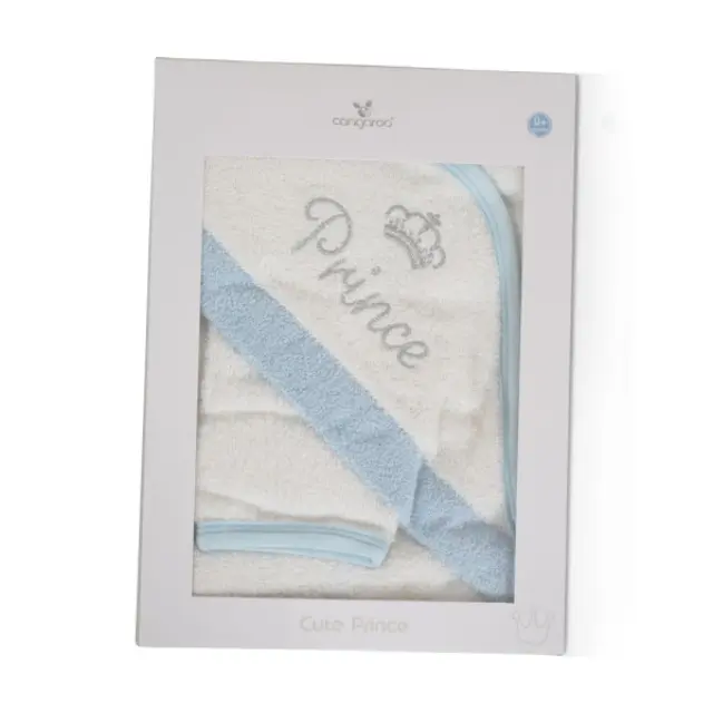 Μπουρνουζοπετσέτα 75x75cm Cute Prince Blue 7594 Cangaroo 3800146271282