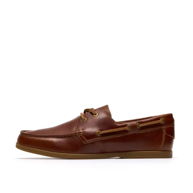 Clarks Charmouth Lace Tan Tan Leather - 41 2