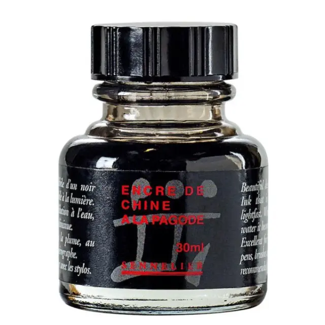 Σινική Μελάνη Sennelier "A la Pagode" - 30ml