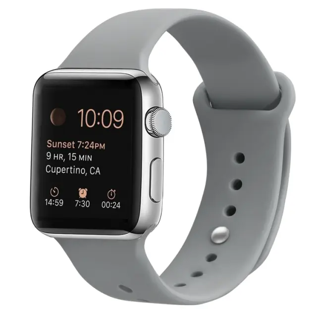 Λουράκι Σιλικόνης Silicone Strap Για Apple Watch 44/45/46/49mm - Brick Cyan OEM