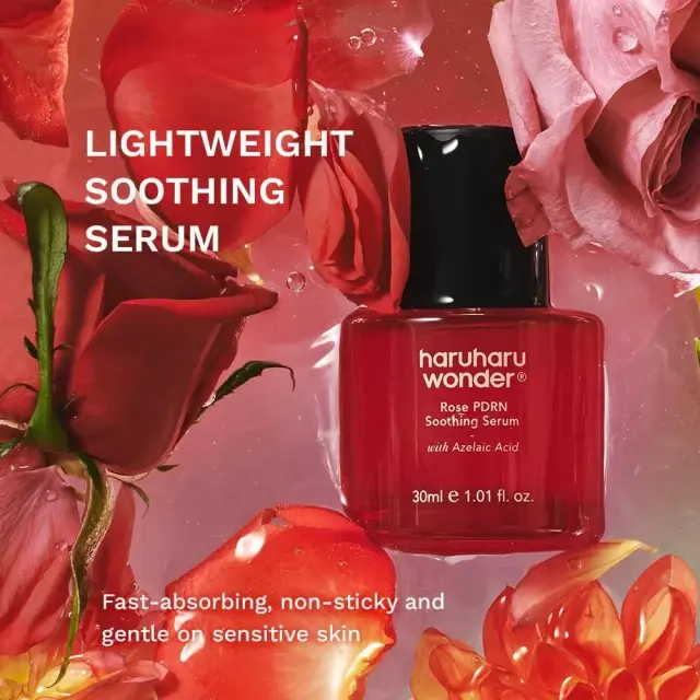 Haruharu Wonder Rose PDRN Soothing Serum Καταπραϋντικός Ορός Αναγέννησης & Λάμψης, 30ml 2