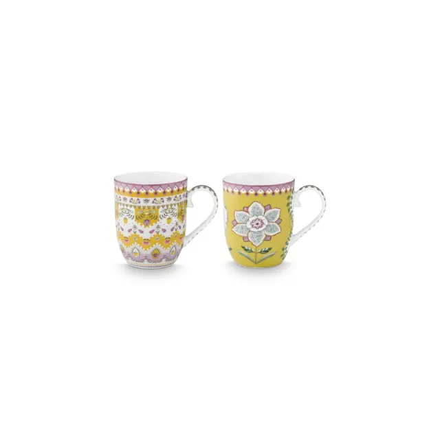 Pip Studio Σετ 2 Πορσελάνινες Κούπες 200ml / Set 2 Mugs in a Gift Box: Lily & Lotus 2