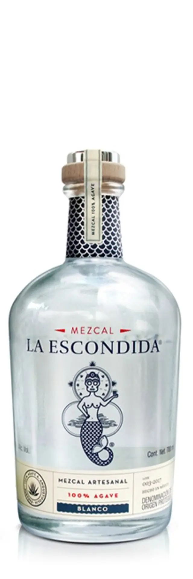 LA ESCONDIDA MEZCAL ARTESANAL BLANCO 700ML
