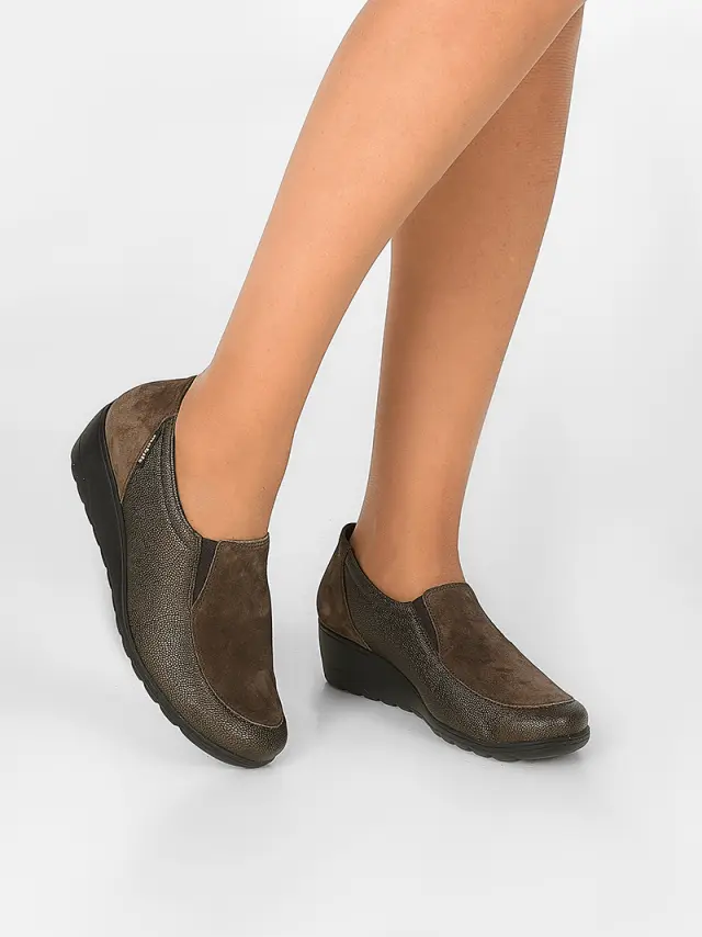 Mephisto Μοκασίνια-Loafers Γυναικείο δέρμα/δέρμα Nubuck Καφέ MEP/BERTINA BRONZE 2