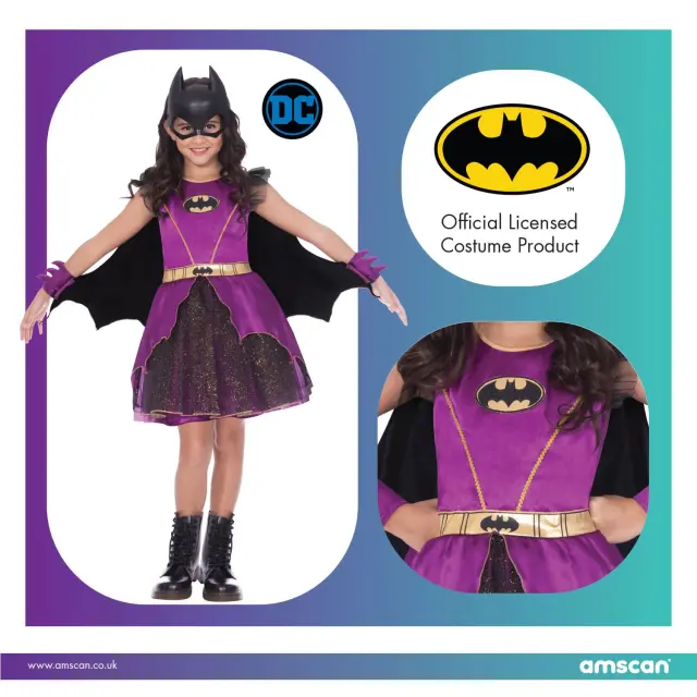 Στολή Purple Batgirl Classic Costume 6-8 Ετών