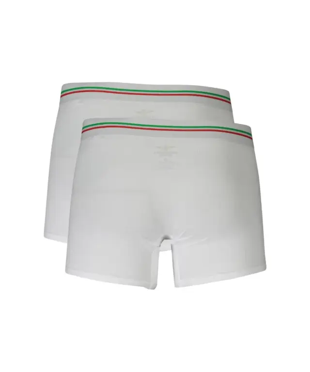 Aeronautica Militare - Ανδρικά Μποξεράκια 2Pack SCOBX002J508-7300 Λευκό - 2XL 2