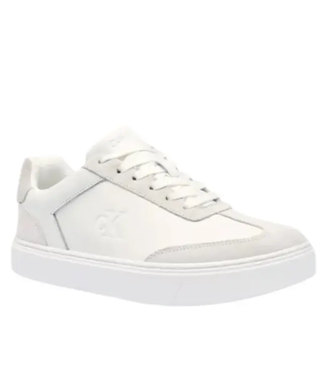 Calvin Klein - Ανδρικά Sneakers Ck Classic Cupsole Laceup Wt Mix YM0YM01429-YAF Λευκό
