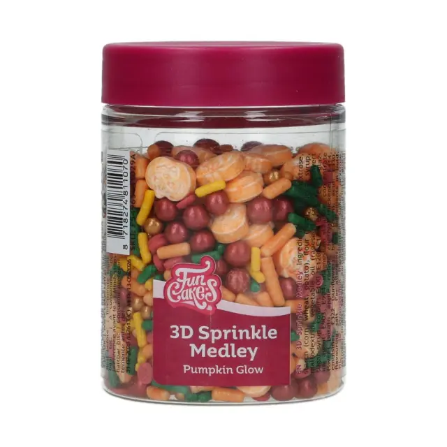 FunCakes 3D Sprinkle Medley - Κολοκυθένια Λάμψη - 70γρ.