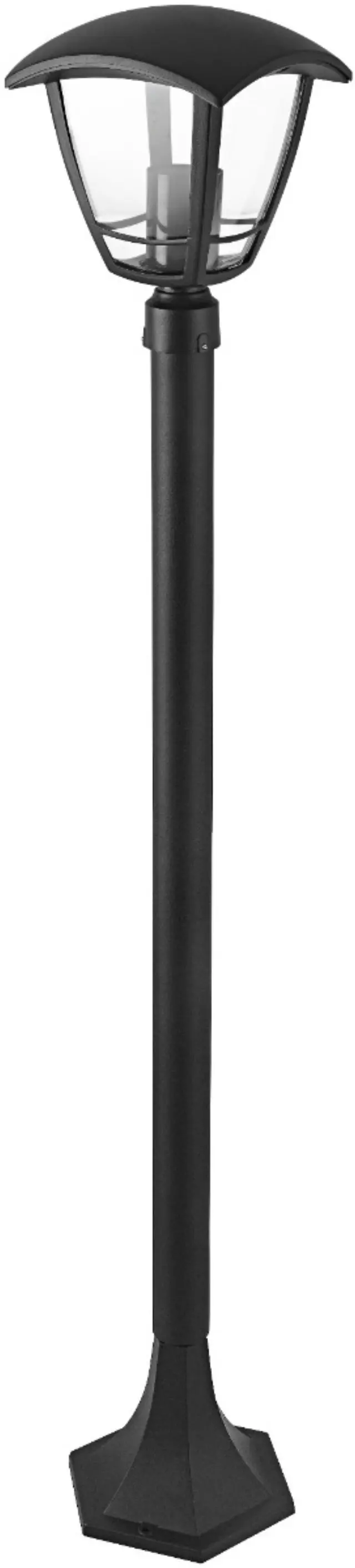 Avide Εξωτερικό Φωτιστικό Κολώνα Aria 100cm 1xE27 IP44 Μαύρο 15.001.1622