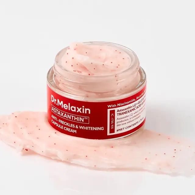 Dr.Melaxin Astaxanthin Anti-Freckles & Whitening Capsule Cream Κρέμα Προσώπου για Βελτίωση του Τόνου της Επιδερμίδας, 50gr
