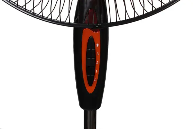 Επιδαπέδιος Ανεμιστήρας 40W με Διάμετρο 40cm και Ορθοστάτη FS-1619 Μαύρος/Πορτοκαλί 2