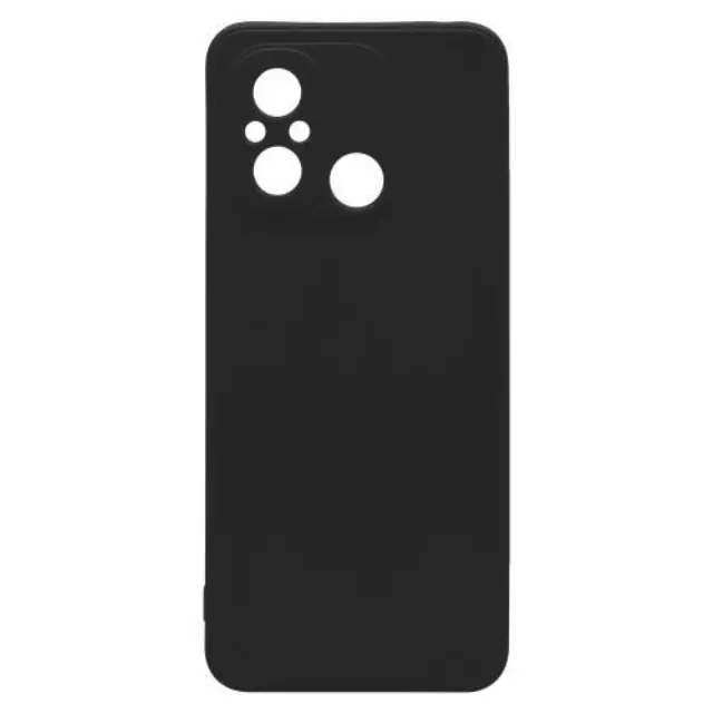 Θήκη Soft TPU inos Xiaomi Redmi 12C S-Cover Μαύρο N62320