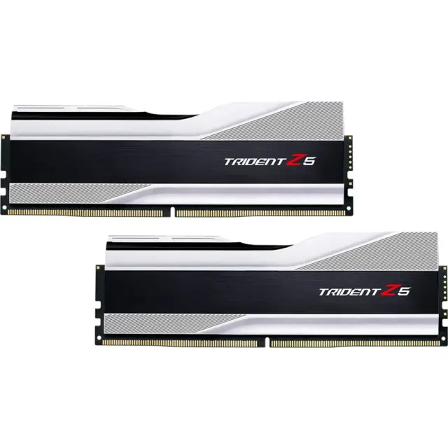 G.Skill DIMM 64 GB DDR5-6000 (2x 32 GB) Dual-Kit (silver, F5-6000J3238G32GX2-TZ5S, Trident Z5, INTEL XMP)
