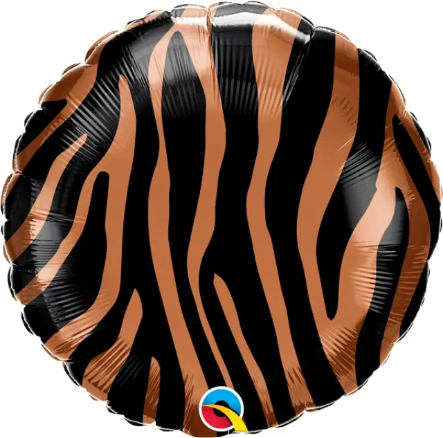 Μπαλόνι Φοιλ 18 Tiger Stripes Pattern / 46 εκ Safari Animalier - Τίγρη - Animal Print